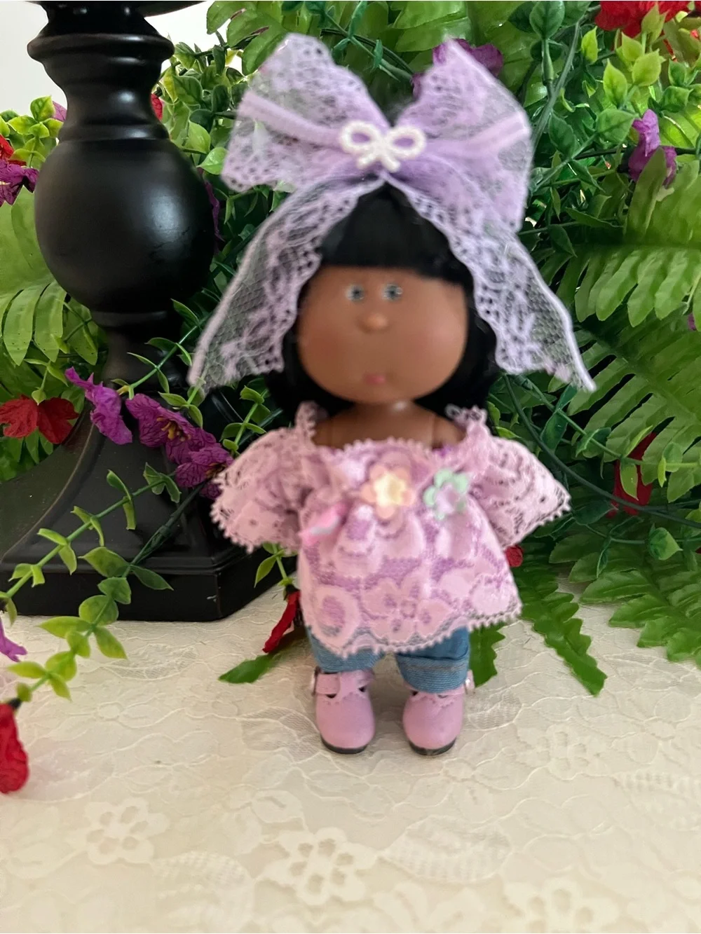 NWT-MIA 5”, 12 cm, 1/12 Scale Potato Doll with Accessories